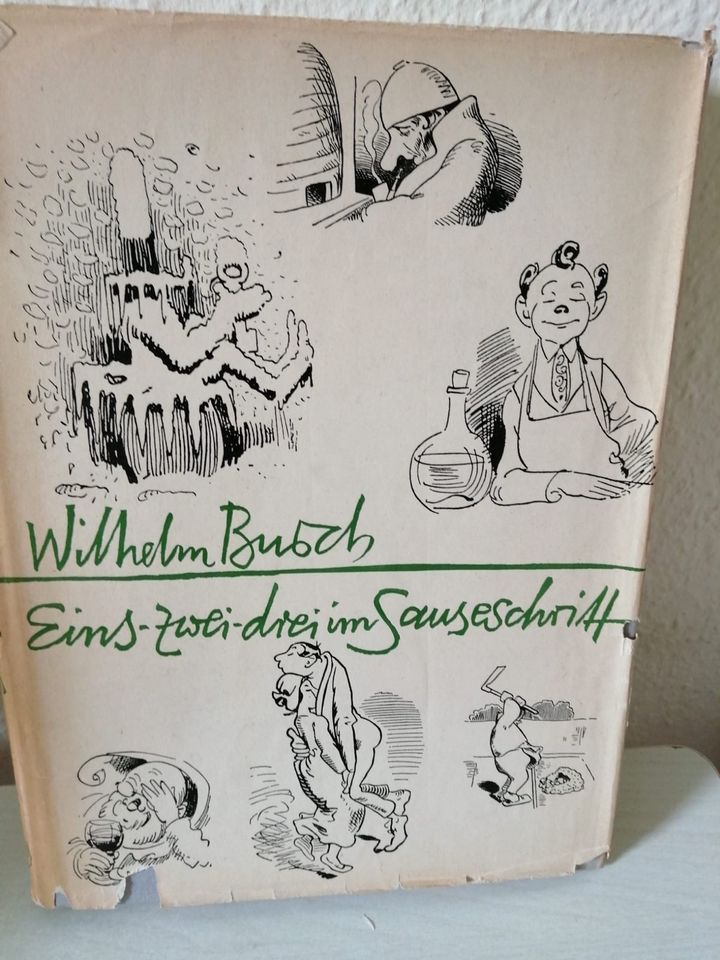 Drei Bände über Leben und Wirken von Wilhelm Busch (1963) in Lambrechtshagen