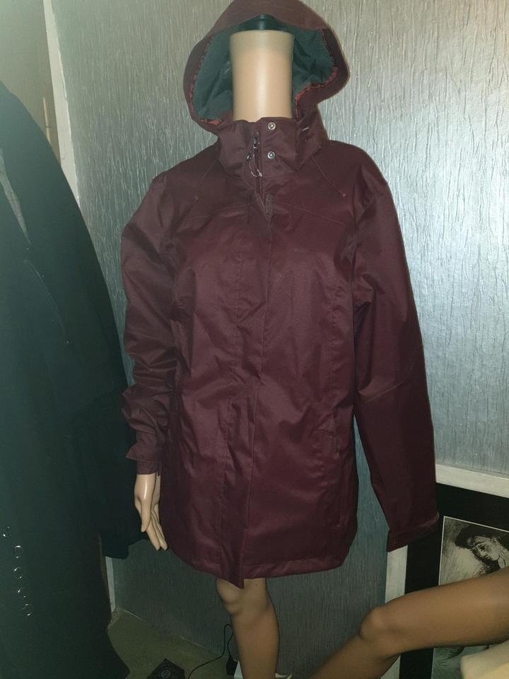 3# Jacke Windjacke Regenjacke bordeaux neu Gr L Sport wandern in Norath