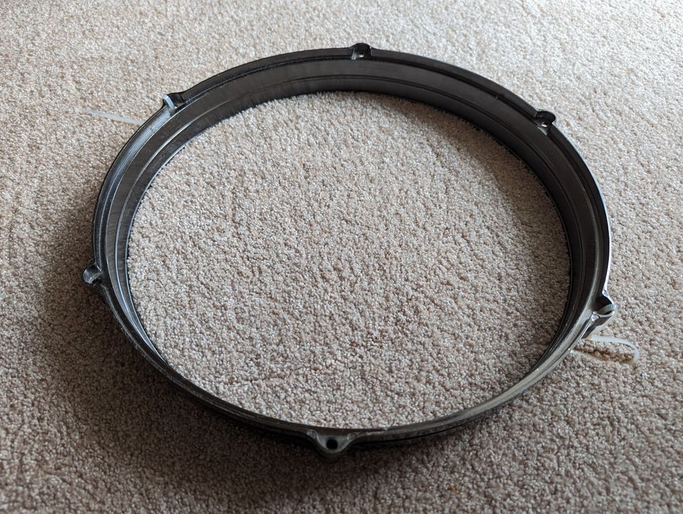 TAMA Die Cast Black Nickel Hoops (= Paar) - 14" - 6 Loch in Fürstenfeldbruck