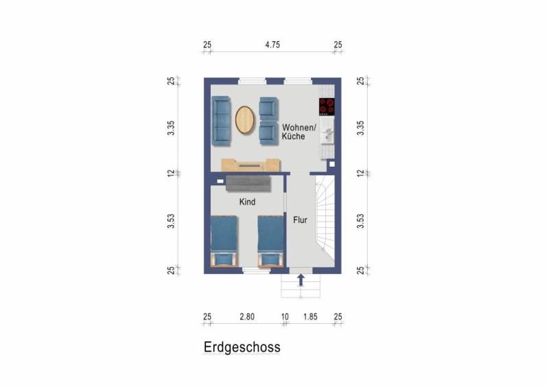 Gepflegtes Reiheneckhaus mit Garage und Garten in Marl