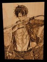 Brandmalerei A5: Levi Ackerman - Attack on Titan Baden-Württemberg - Bietigheim-Bissingen Vorschau