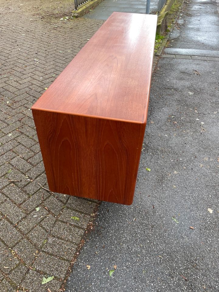 ◤ Teakholz Sideboard von Axel Christensen für Aco Møbler mid Century lowboard Retro Kommode Danish Schrank Dänisch Design 50er 60er 70er Teak Anrichte Highboard schubladenkommode Fernseher antik in Berlin