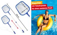 Kescher mit Teleskopstange Poolreinigung Schwimmbad Pool Nordrhein-Westfalen - Ostbevern Vorschau