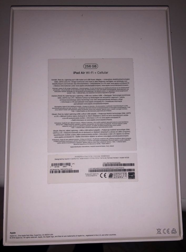 Apple iPad Air 3.. Generation, 256GB Wifi Cellular, Rose Gold in München