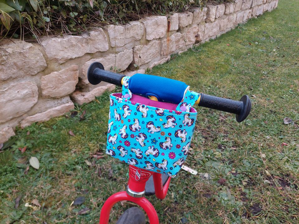 Lenkertasche für Laufrad / Kinderrad / Roller "Einhorn blau" in Berlin