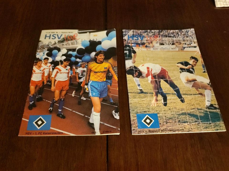 HSV Live 1990/81 Heft Nr1 und Nr. 3 in Hamburg