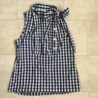 Benetton Bluse Karobluse schwarz weiß kariert Gr. S 36 w. neu! Bayern - Welden Vorschau