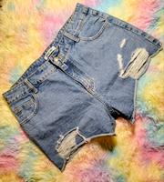Kurze Jeansshorts von About You – Used Look – Größe 42 Nordrhein-Westfalen - Hemer Vorschau