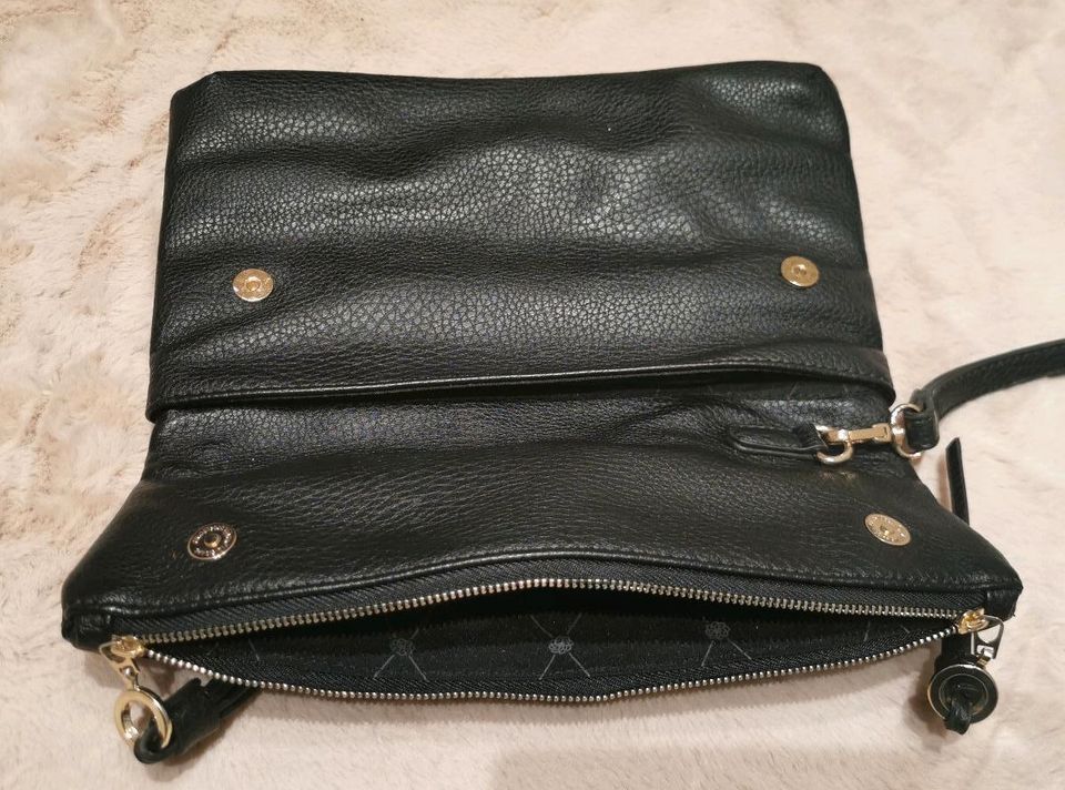 Clutch/Handtasche von * pieces* schwarz, Gold in Menden