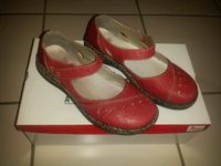 Rieker echt Leder Slipper Pantoletten/Sandalen Klettv. rot,Gr. 37 Saarbrücken-Dudweiler - Dudweiler Vorschau