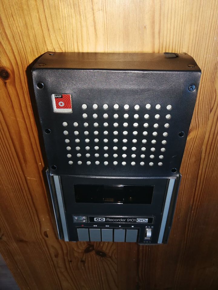 BASF 9101 CrO2 Kassetten Recorder, Top Gerät, inkl. Zubehör in Engelskirchen
