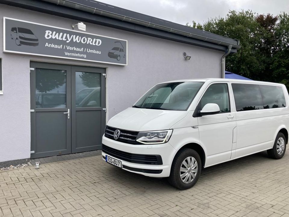 *Vw T6 9 Sitzer Großraum Vermietung ⚽️ Konzert Urlaub Hochzeit in Papendorf MV