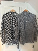 2x Fred Perry Button Down Hemd Casual Kariert Shirt Hessen - Erzhausen Vorschau