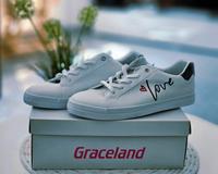 Sneakers - Gr.42 - Weiß - "Love" - Neu Köln - Köln Buchheim Vorschau