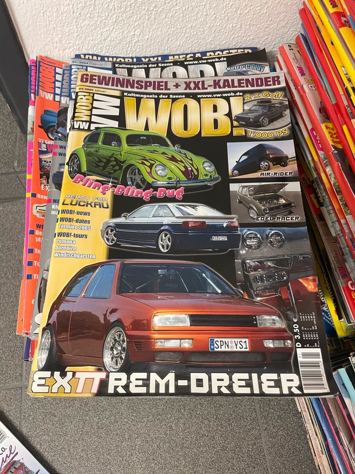 Zeitschriften VW-Scene, WOB, VW-SPEED und viele mehr in Alzey