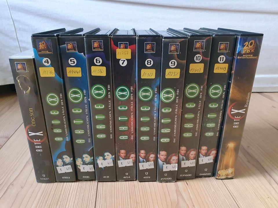 Akte X VHS Kassetten in Rangendingen