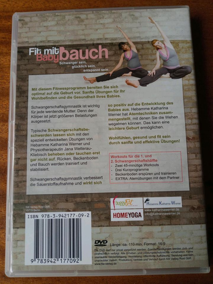 DVD Fit mit Babybauch, Geburtsvorbereitung, Schwangerschaftssport in Bad Sooden-Allendorf