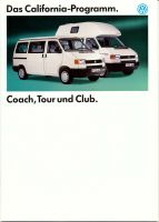 VW T4 Coach, Tour, Club Prospekt Original 12/1993 Niedersachsen - Velpke Vorschau