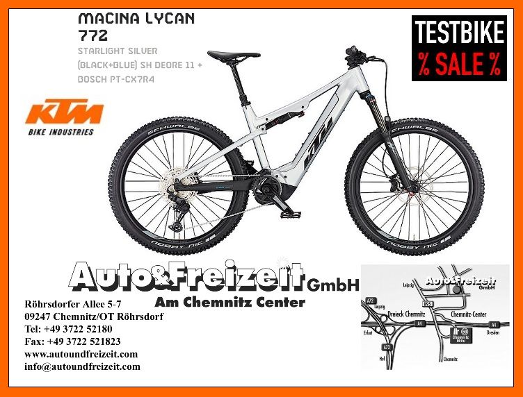 KTM E-BIKE MACINA PROWLER EXONIC CX RACE+AXS * TB & NEU in Röhrsdorf