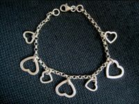 Armband mit Herzen aus 925 Silber, Länge 16cm Lübeck - Buntekuh Vorschau