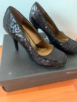 Tamaris Pailletten, High Heels schwarz, 38 neu OVP Düsseldorf - Eller Vorschau