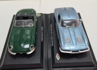 2 x Modellauto delPrado JAGUAR E Type, CHEVROLET CORVETTE Bayern - Schwabach Vorschau