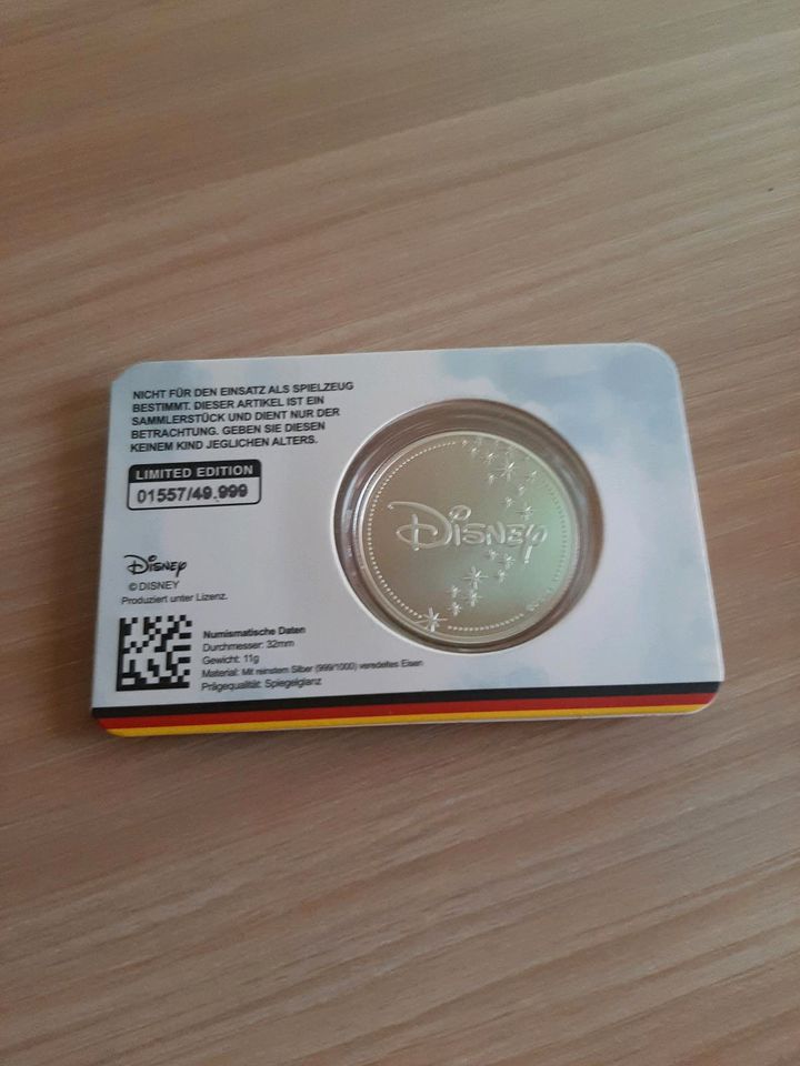 Micky Maus Münze Disney Limited Edition in Mittenaar