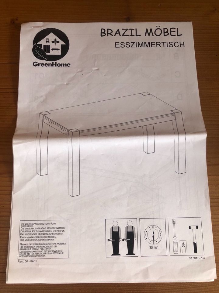 Esstisch Massivholz 140x80 in Mainz