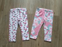 Set: 2x Name it_3/4 Leggins (Blumen + Erdbeeren)_Gr.116_TOP Niedersachsen - Wolfsburg Vorschau