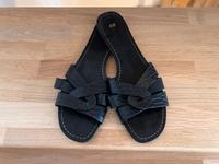 Schwarze Sandalen mit flechte Riemen von H&M Bayern - Poing Vorschau