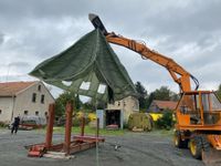 NVA Bundeswehr plane Zelt Festival Fallschirm Sonnenschutz Markis Sachsen - Markneukirchen Vorschau