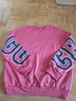 no name Pullover  Gr. XL  pink Damen Oberteil Sweatshirt mit Prin Saarland - Ottweiler Vorschau
