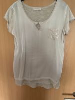 Damen - Shirt - beige - Gr. M - Pailetten Niedersachsen - Hessisch Oldendorf Vorschau