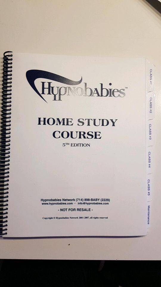 Hypnobabies Home study cours 5th edition in Idstein