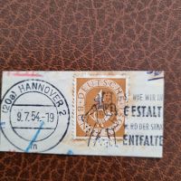 Bund Mi 124 Posthorn Werbestempel Briefstück #2661 - Preis 0,30 € Niedersachsen - Aurich Vorschau