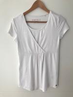 Weißes Umstands-/ Still-T-Shirt Gr.XS Hessen - Großenlüder Vorschau