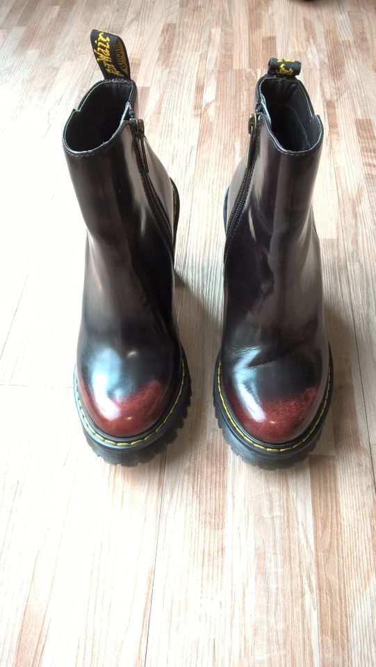 DR. MARTENS "Magdalena" Stiefeletten Boots NEU 36 cherry red in Neuss