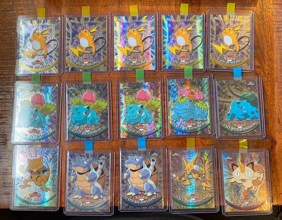 Topps Pokemon Chrome Series 1 SPECTRA Sammlung Glurak etc. in Köln