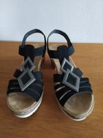 Damensandalen Rieker schwarz Gr. 36 Bayern - Hengersberg Vorschau