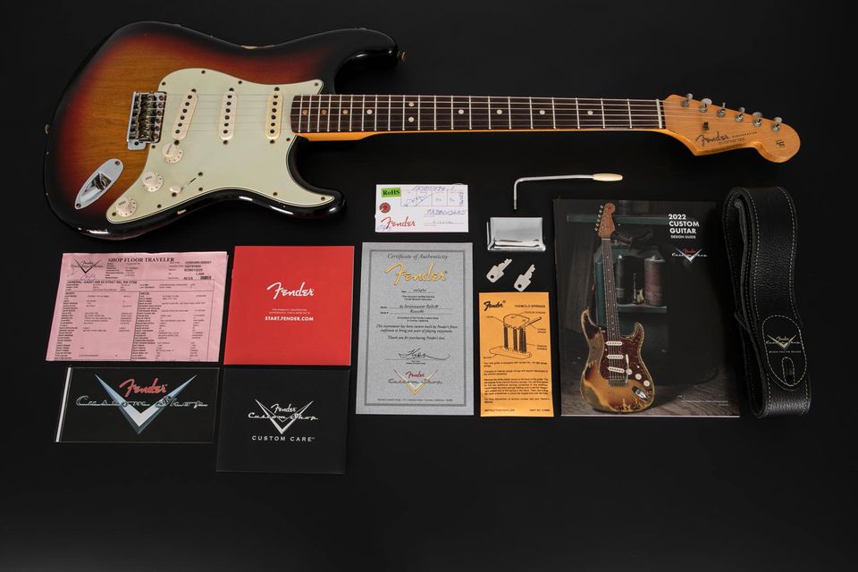 2022 Fender Custom Shop ’63 Stratocaster Relic Korina in Paderborn