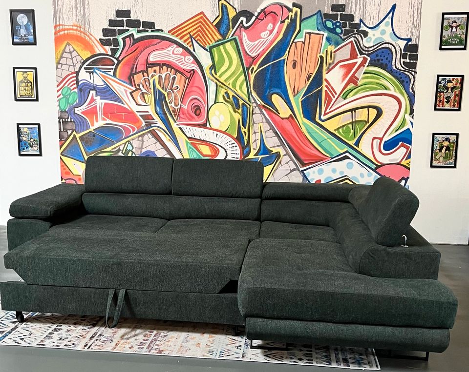 Sofa Couch Wohnlandschaft L Form mit Funktionen in Delmenhorst