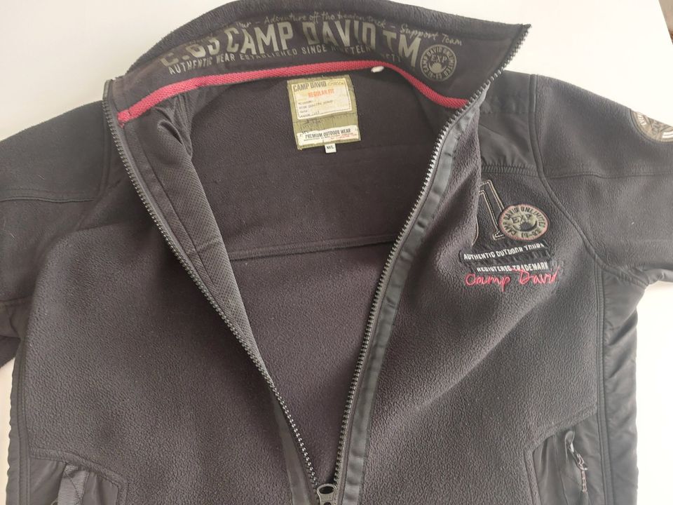 schwarze Camp David Sweatsjacke in Kiel