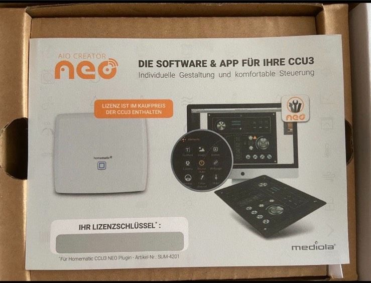 Homematic IP CCU3 mit NEO Lizenz wie Neu in Neumünster