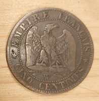 NAPOLEON III EMPEREUR 1853 - EMPIRE FRANCAIS CINQ CENTIMES Nordrhein-Westfalen - Paderborn Vorschau