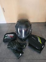 Nolan Motorrad Helm mit Handschuhen und Nierengurt Hessen - Bensheim Vorschau