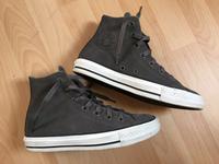 Converse Chuck Taylor, Chucks, grau, Leder, Größe UK4 Hessen - Biedenkopf Vorschau