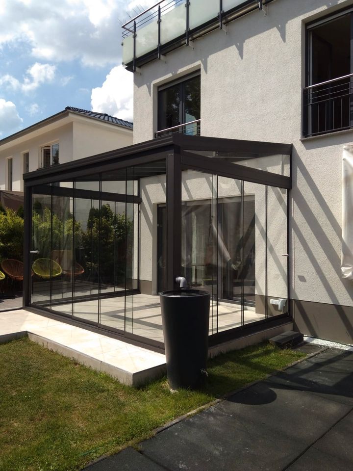 ALU TERRASSENÜBERDACHUNG I VORDACHER I MARKISEN I SOMMERGARTEN I CARPORT I SICHTSCHUTZ I ZÄUNEN I GLASSCHIEBEWAND I GLASSCHIEBETÜRE inkl Montage JETZT -25% in Balingen