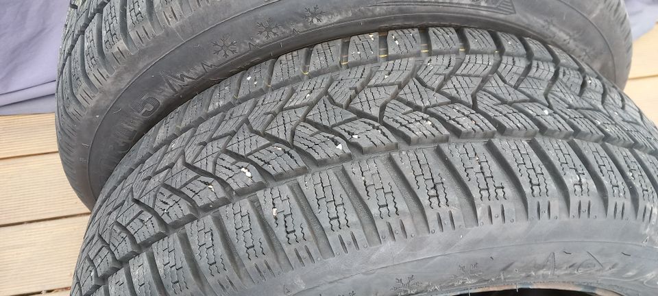 4 x Winterreifen auf Stahlfelgen mit RDKS Sensoren 205/55R16 91H in Alsdorf