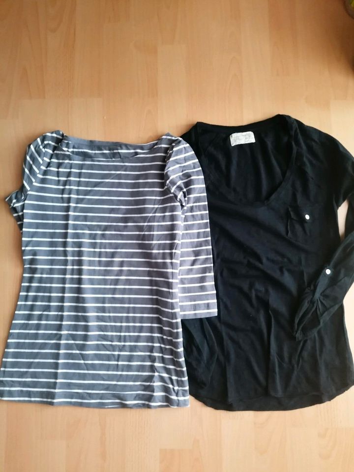 Shirt LG Arm grau schwarz Größe S Zara/h&m in Erfurt