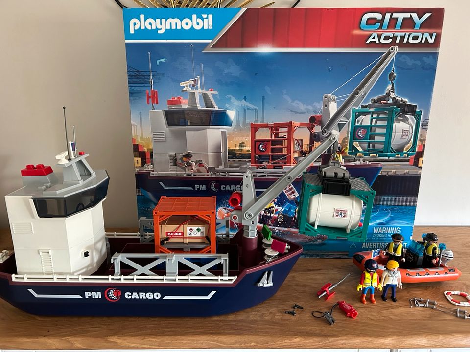 Playmobil City Action 70769 Containerschiff in Weede 